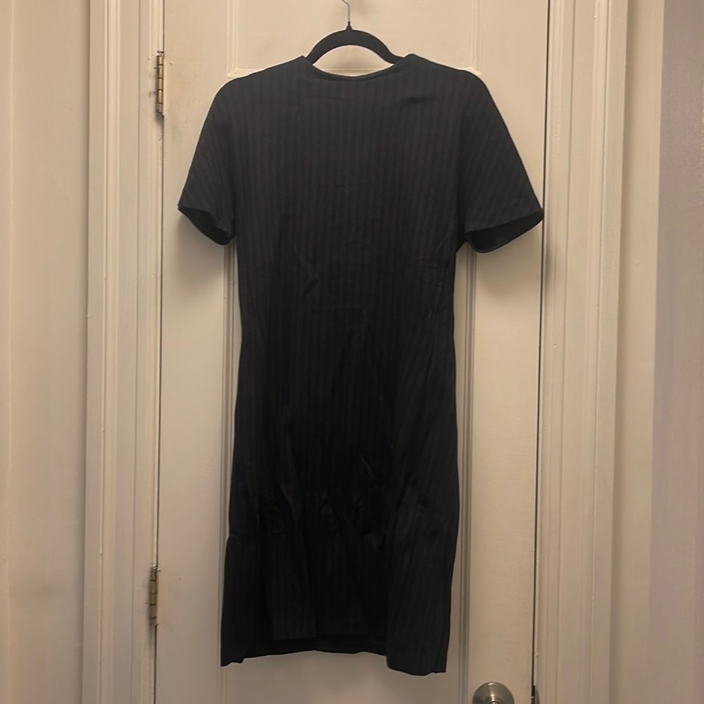 Theory Striped Knee Length Work Dress
